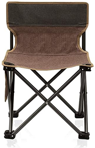 Tabourets de camping pliants d'extérieur avec poche latérale