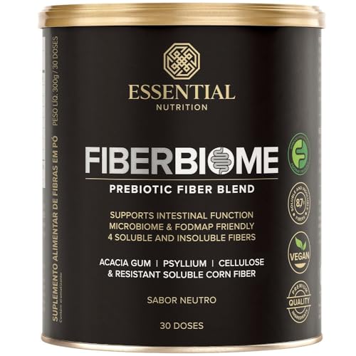 Essential Nutrition Fiber Biome, Blend de Fibras Prebióticas, Sab...