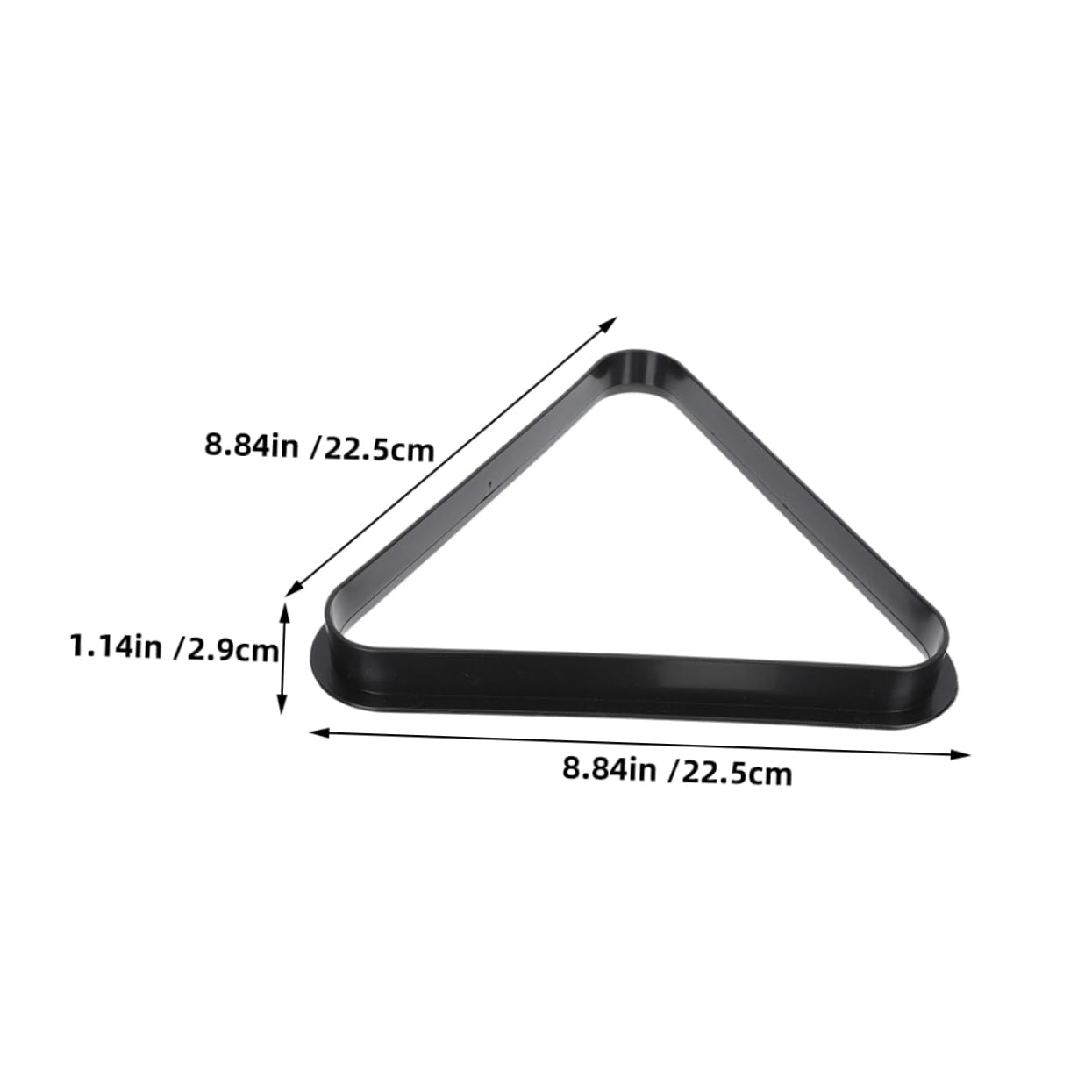 KESYOO 2pcs Mini Billiard Pool Triangle Rack Compact Snooker Ball Storage Frame for Beginners Lightweight Billiard Accessory Compatible with Balls