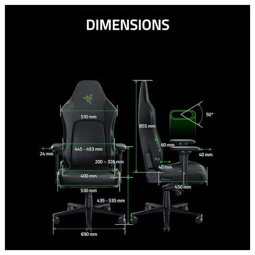 Razer Iskur V2 Gaming Chair: Adaptive Lumbar Support - Adjustable Lumbar Curve - High Density Foam Cushions - Reactive Seat Tilt &152-degree Recline - 4D Armrests - Synthetic Leather - Black/Green