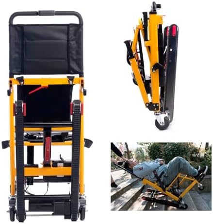 WOLWES Silla De Ruedas para Subir Escaleras,Silla Elevadora De Es...