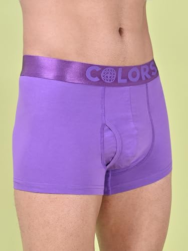 Image of Rupa Colors Pep Collection Trunk for Men, Cotton Blend, Anti Ride-Up, Snug Fit, Pack of 1