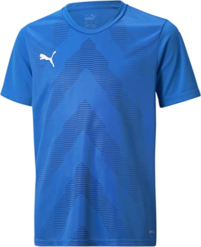 PUMA - Juniors Teamglory Jersey, Color Electric Blue Lemonade, Size: Medium