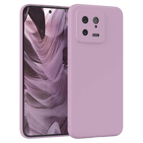 EAZY CASE - Silikonhülle für Xiaomi 13 Hülle Silikon Case Violett weich stoßfeste Handyhülle Schutzhülle mit Kameraschutz Dünn Premium Schutz Cover TPU Phone Bumper in Pastell Flieder Matt