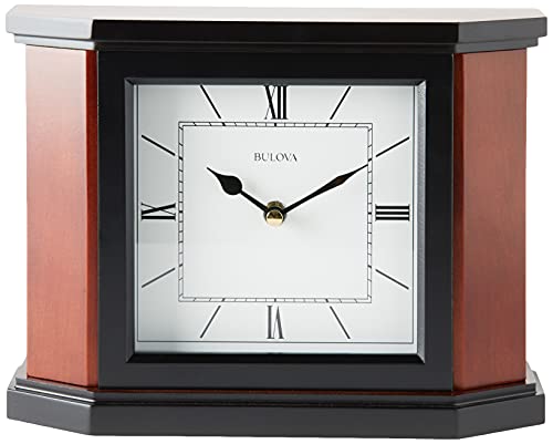 Bulova B1881 Holyoke Clock, Cherry Brown #TOP1