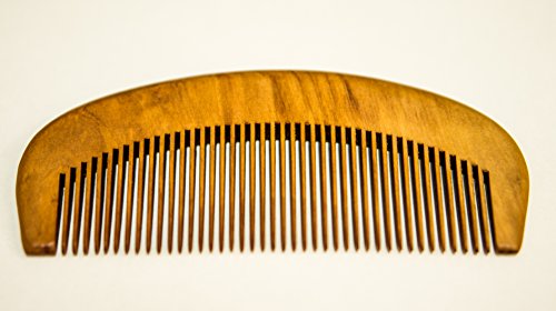 [Japan Craftsmen Made] Peach Wood Natural Comb - Apricot Oiled. Anti Static Hair (Medium) #TOP1
