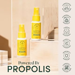 BEEKEEPER'S NATURALS Propolis Throat Spray - 85mg Bee Propolis Extract - Natural Immune Support, Sore Throat Relief & Antioxodant Support - Antioxidants, Keto, Paleo, Gluten-Free (1.06 oz)