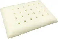 Travesseiro Infantil Ortopédico, Viscoelástico, Branco, 30x20x2.5cm, 100% Algodão, Anti-sufocante, Para Bebês 0-1 Ano