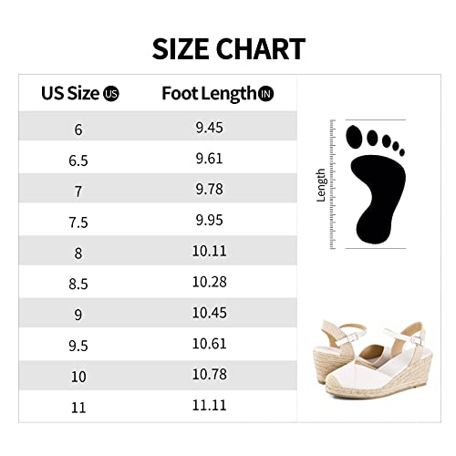 Qonetic Women's Closed Toe Platform Sandals Summer Buckle Ankle Strap Espadrilles Wedge Sandals #TOP6