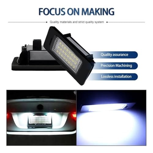Luz matrícula LED Seat evita error de bombilla fundida en Ateca e Ibiza 5