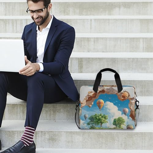 Maletín para laptop 15.6 pulgadas con banda y asa miniatura 3