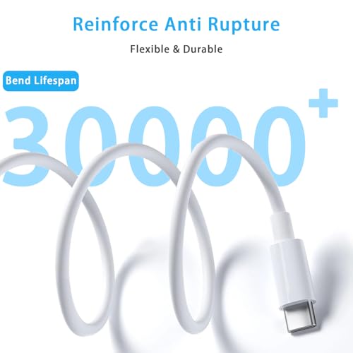 Apple CarPlay Cable for iPhone 16/15 Pro Car Charger, USB A to USB C Cable Charging Cord for iPad Pro/Air 10th/5th Gen/Max Plus