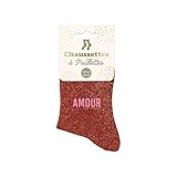 STC Socken mit Pailletten, Rot