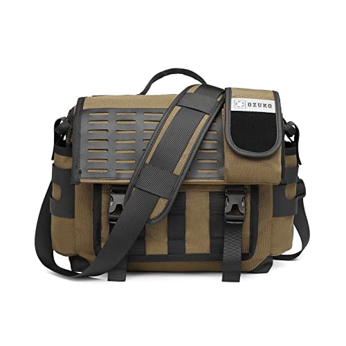 Sac Bandoulière Homme Anti-Choc pour Ordinateur 12.9 Pouces Grand Sacoche FANDARE