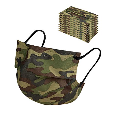 [Heywood] Jiehuxi Face Mask, Disposable Masks for Adult 3-Ply Mouth Cover Dust Safety Protection (Pack of 50)