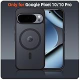 Oelrstfe do Google Pixel 10/10 Pro Cover Kompatybilny z MagSafe z 2 szt. szkła hartowanego, magnetyczny półprzezroczysty matowy futerał, [odporny na wstrząsy klasy wojskowej] emaliowane tylne etui