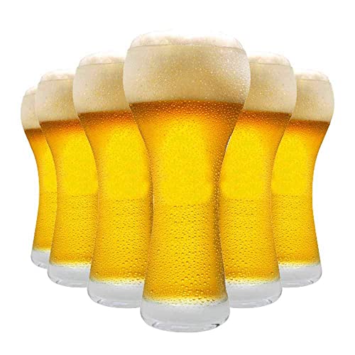 Jogo Copos Cerveja Weiss Premium M Cristal 360ml 6 Pcs