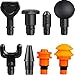 Massagepistolenköpfe, 8 Stück, Massagepistole, tiefes Gewebe, Plug-n-Play-Köpfe und Triggerpunkt, austauschbare Massagegerät-Aufsätze