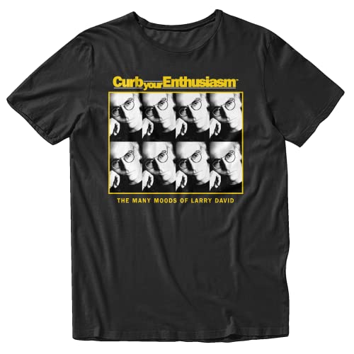 Isaac Morris Limited Curb Your Enthusiasm Moods of Larry David Men’s and Women’s Short Sleeve T-Shirt