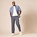 Amazon Essentials Men's Classic-Fit Wrinkle-Resistant Flat-Front Chino Pant (Available in Big & Tall), Charcoal, 36W x 33L