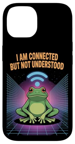 Connected But Not Understood ? Absurd Frog WiFi Vaporwave �X�}�z�P�[�X iPhone 14 �p