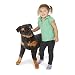 Melissa & Doug Giant Rottweiler -  Lifelike Dog Stuffed Animal (2 feet tall)