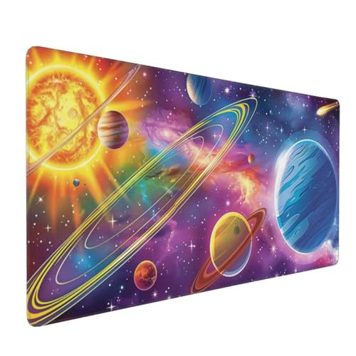 Gaming mouse pad impermeable de 80x30 cm con diseño vistoso para setup moderno 2