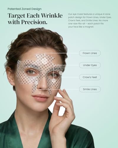 ProCIV 8PCS Hydrogel Under Eye Mask – Eye Patches for Puffy Eyes and Dark Circles, Depuffing Facial Mask, Anti-Wrinkle Peptides Eye Patches, Hydrating Eye Mask (8) — view 2