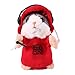Ogquaton Lovely DJ Talking Hamster Mimicry Pet répétition ce Que Vous disiez en Peluche Douce avec Manteau pour Anniversaire d'enfant Rouge Haute qualité