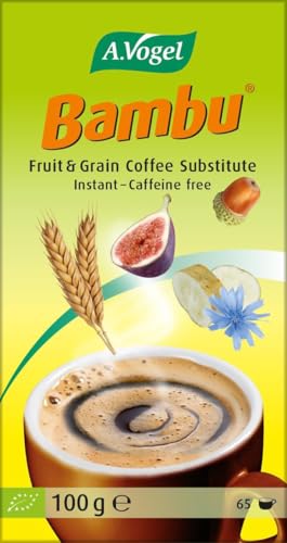 A.Vogel Bambu® Fruit & Grain Coffee Substitute | Caffeine-free | Organically Grown Natural Ingredients | 65 Servings | 100g