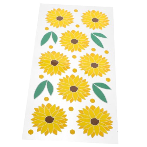 KONTONTY Calcomanías De Transferencia Para Tazas De Vidrio Diseño De Dibujos Animados Adhesivos Resistentes y Seguros Para Personalizar Copas y Mugs