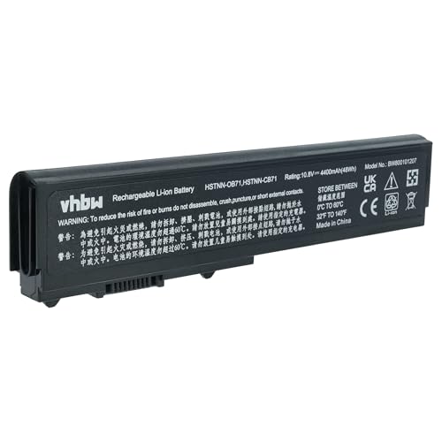 1x batteria compatibile con HP Pavilion dv3004TX dv3002TX dv3003TX dv3001TX dv3000 notebook 4400mAh 10.8V Li-Ion