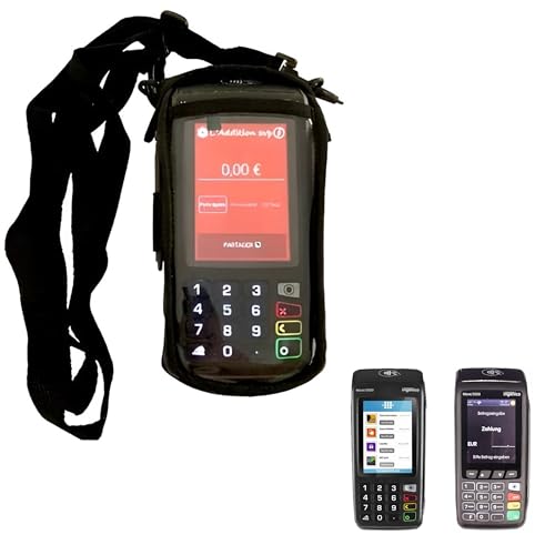 Ventalia Funda rígida Transparente con Bandolera para Ingenico Move 5000 y Move 3500 TPV – Protector de plástico para Terminal de Pago
