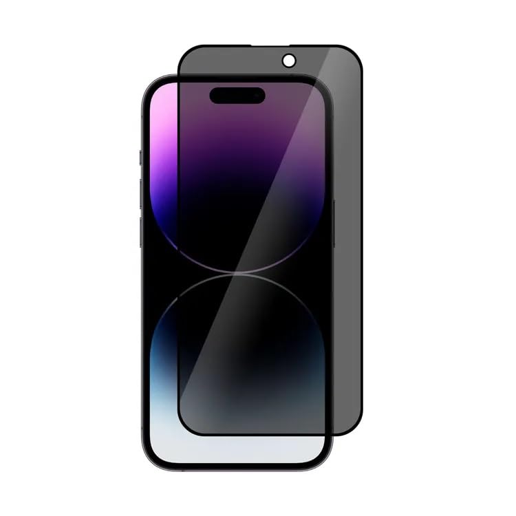 Image of TitanEdge Privacy Tempered Glass Screen Protector Guard for iPhone 14 pro Max | True 28Anti Spy - 2 Pack