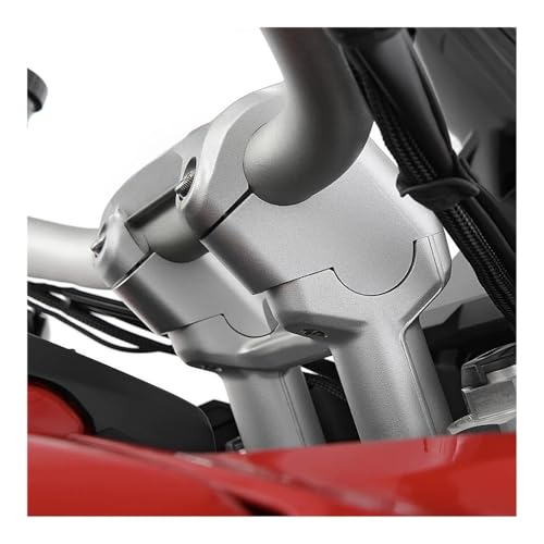 Riser guidon Multistrada V4 argenté kit fixation moto - 4