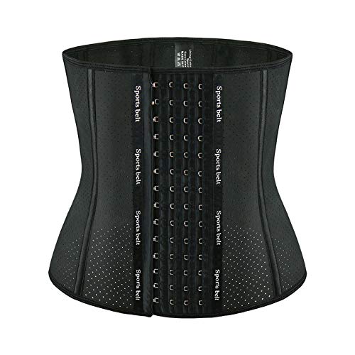 N NAANSI Waiste Trainer Women - Long Torso Womens Waist Trainer,Suitable For 112-121 Pounds, Black, M
