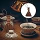 YARNOW Strohbesen Reisstrohbesen Kehrbesen Handgemachte Natürliche Bambus Mini Besen Staubbesen für Reinigung Werkzeug Zuhause Büro Chinesische Teehaus Tee Zeremonie Zubehör