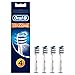 Oral-B Trizone - Cabezales de repuesto para cepillo de dientes eléctrico recargable, cerdas barren entre dientes para una limpieza profunda, paquete de 4