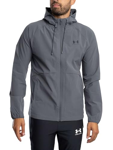Under Armour Homme Veste Tissée Vibe, Grey, XL