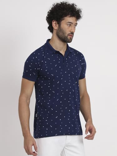 Image of Men Cotton Half Sleeves Regular FIT Polo T-Shirt