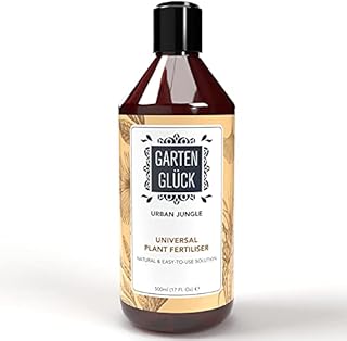 Garten Glück Universal Liquid Fertiliser - Organic Plant Food Outdoor, Ideal Plant Feeder: Indoor Plant Food, Flower Food & Tomato Feed Liquid - Organic Fertiliser & All Purpose Plant Food, 500ml