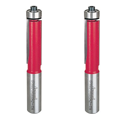 Freud 42-114 1-1/2-inch Bearing Flush Trim Tico Carbide Router Bits, 2-Pack