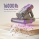Homuserr Milbensauger für Matratzen, mit UV-Licht 500W, 16kpa Matratzensauger mit LED Anzeige, Doppelrollenbürste/Doppeldüsen-Milbensauger mit Ultraschall für Matratzen, Kissen, Sofas, Teppiche