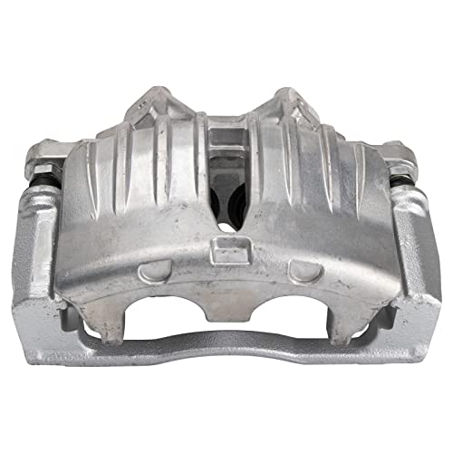 Image of TRQ Front Brake Caliper Set Zinc Coated Brackets Compatible with 2004-2005 Buick Rainier 2003-2005 Chevrolet SSR Trailblazer EXT 2003-2005 GMC Envoy XL 2003-2005 Isuzu Ascender 2005 Saab 9-7x