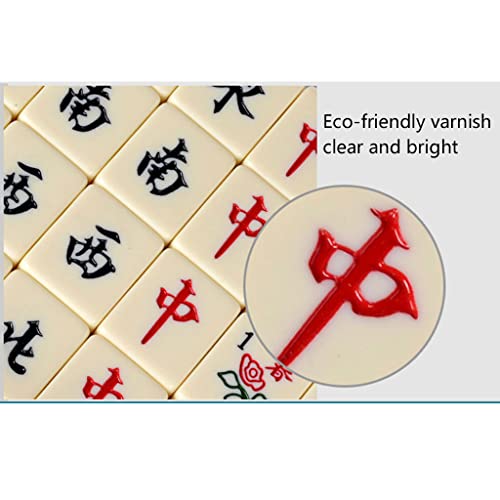 Juego de Mesa Mahjong Chino con Bolsa de Almacenamiento miniatura 4