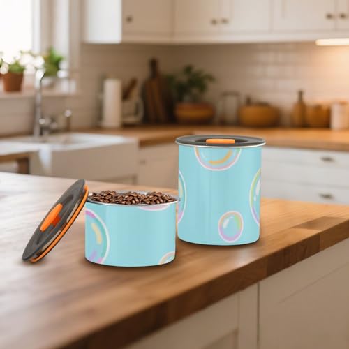 Contenedor de café acero inoxidable sellado al vacío miniatura 7