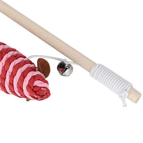 Brinquedo de varinha de gato, brinquedo de provocação de gato de madeira Gato de provocação de madei