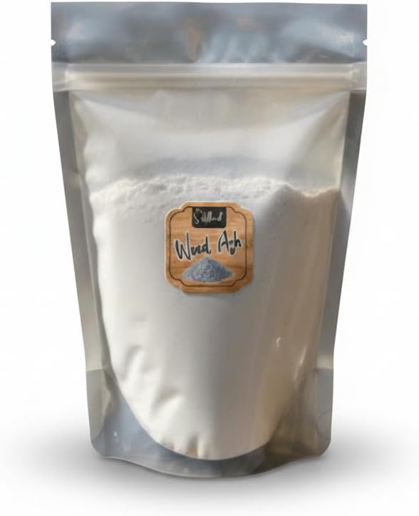 Premium Quality 100% Firewood Ash for Plant Growth - | Fertiliser | Wood ash /(1000 Grams) (2.2 lbs)