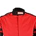 RaceQuip 121016RQP 120 Series Driving Jacket SFI 3.2A/5 Red/Black Stripe XL