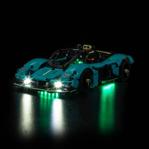 LocoLee Licht Set Kompatibel mit Lego 42208 Aston Martin Valkyrie (Kein Lego-Set), Dekorative Beleuchtung